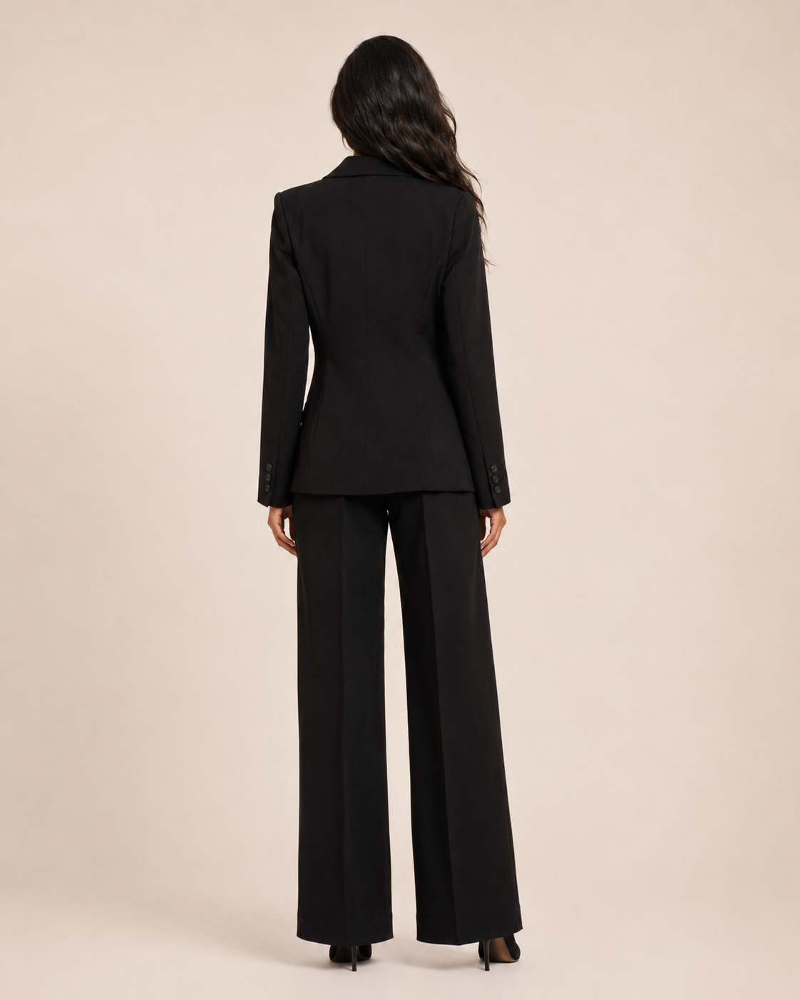 Veste Diane — Tailleur Noir Cintré